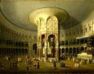 Canaletto - London - Interior of the Rotunda at Ranelagh